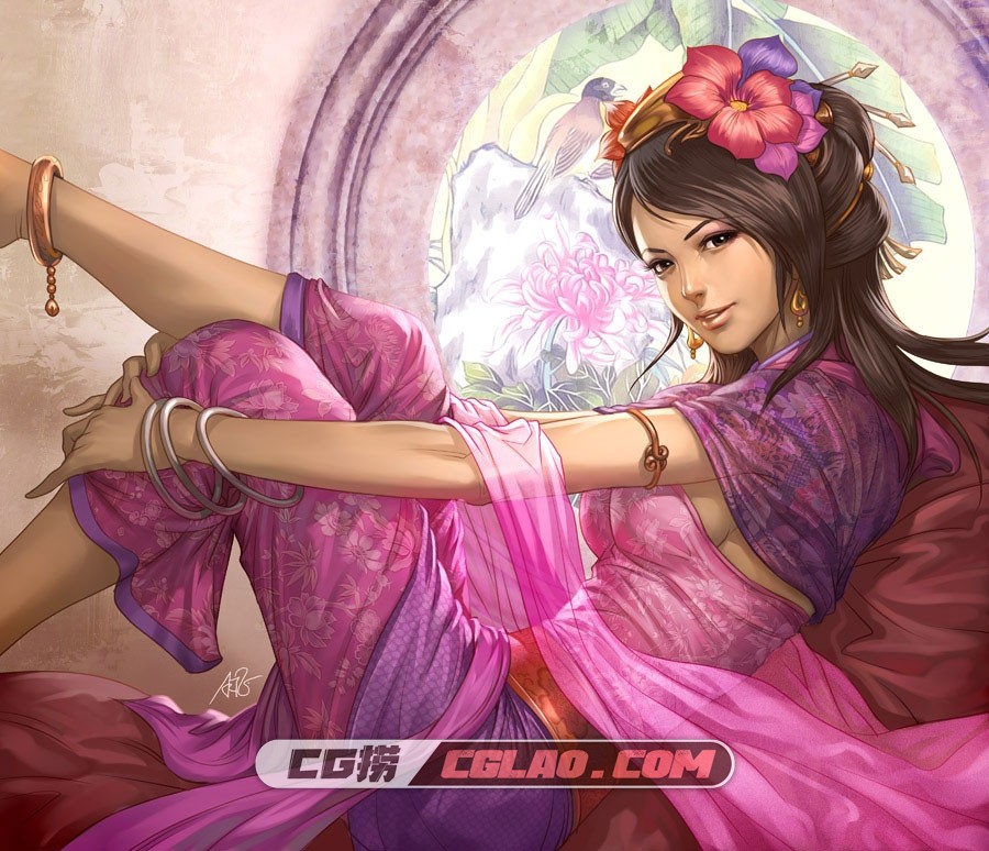 三国女将无双 角色原画设计图集jpg格式 28p,张春华by-Artgerm.jpg