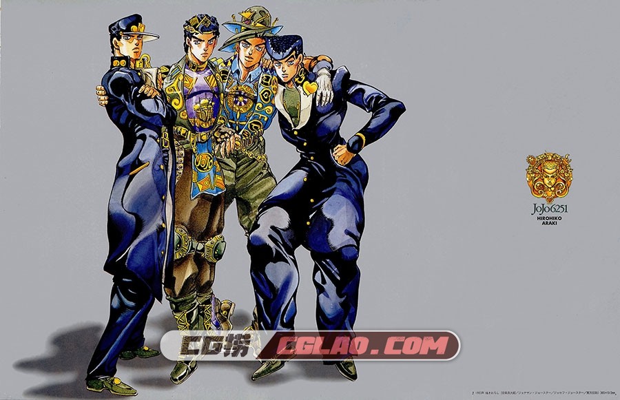 JOJO 6251 荒木飛呂彦の世界 动画设定画集百度网盘下载,005.jpg