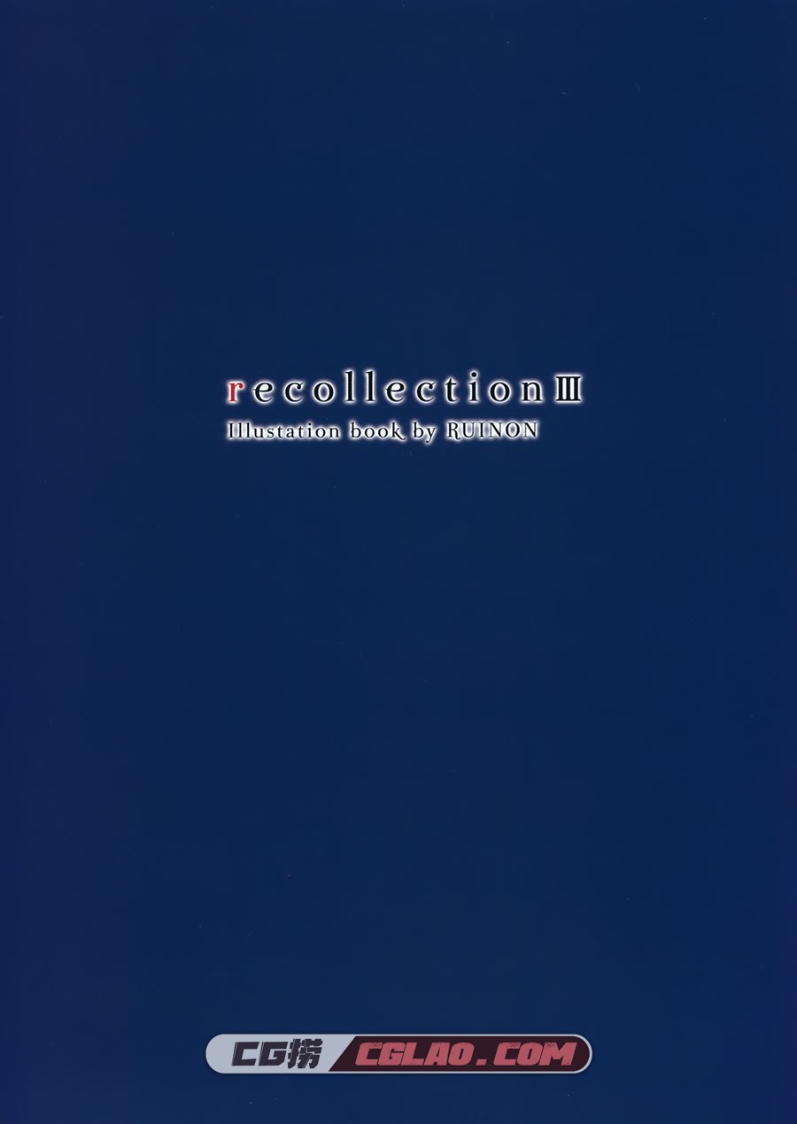 recollection III フカヒレ RUINON P站插画画集百度云下载,001.jpg