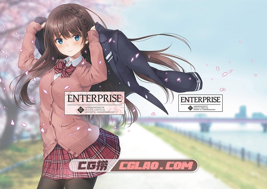 深海喫茶 うなさか ENTERPRISE 美少女插画画集百度网盘下载,1.jpg