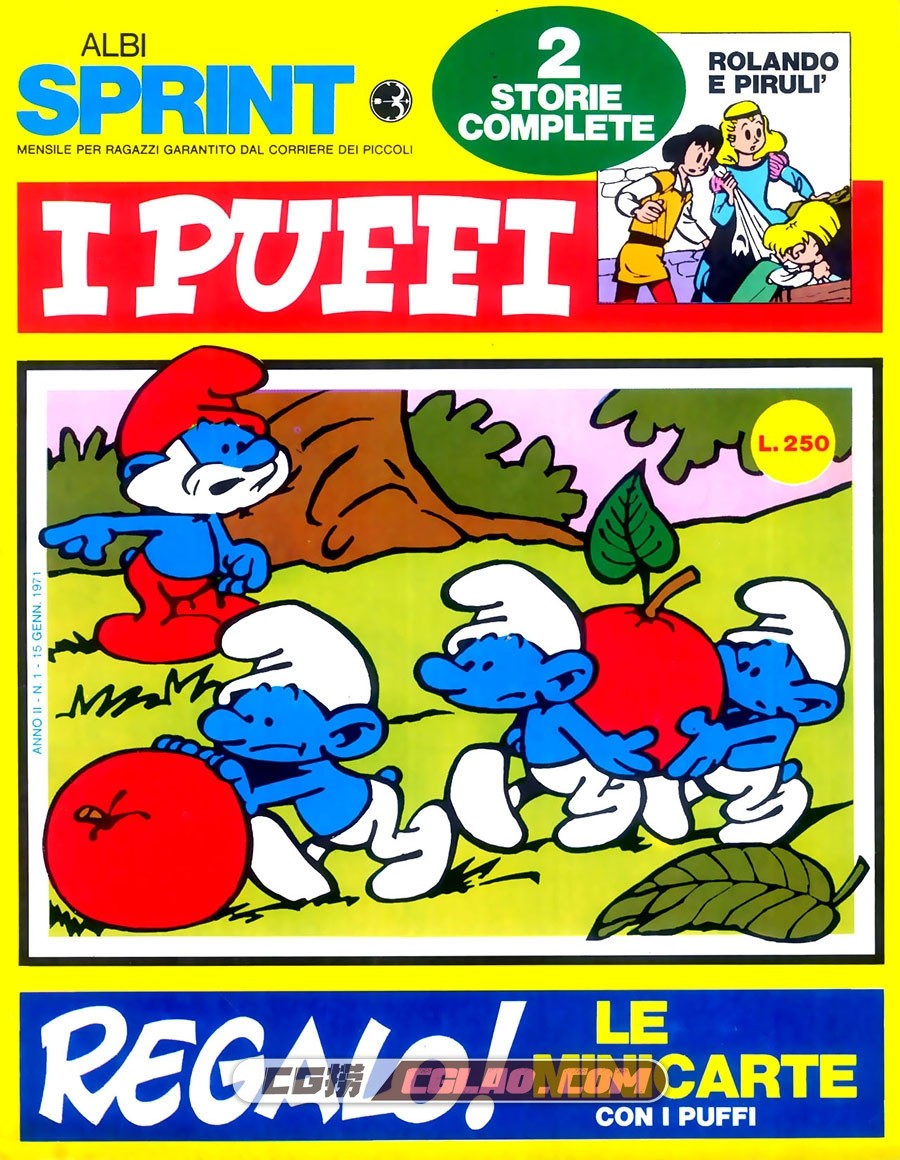 Albi Sprint Anno II 第1卷 I Puffi Rolando E Pirulì 漫画 百度网盘下载,sprint-(2001).jpg