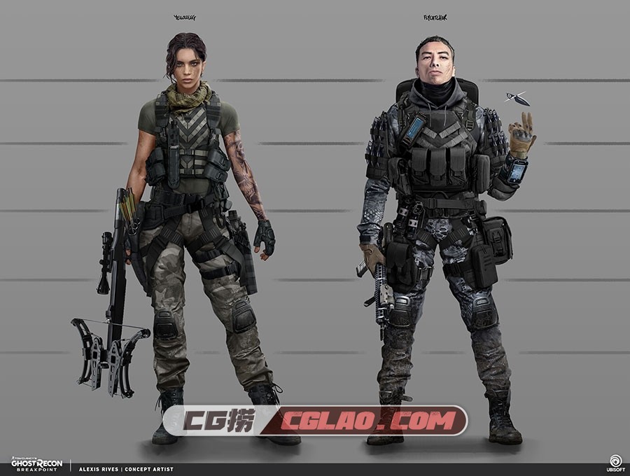 GHOST RECON BREAKPOINT 角色载具原画美术集 百度网盘下载 95P,alexis-rives-boss.jpg