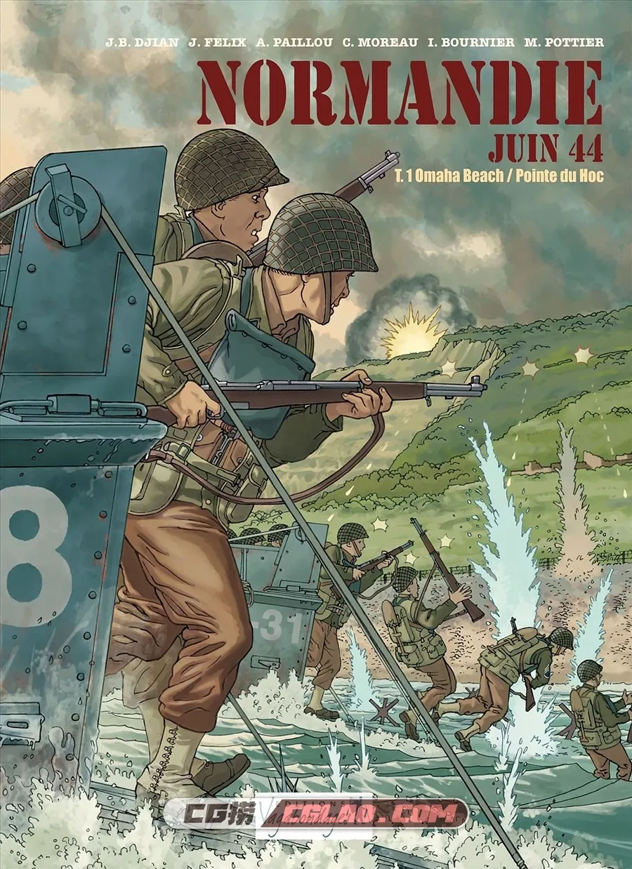 Normandie Juin 44 1-8册漫画 百度网盘下载,Normandie juin 44 - T01 - Omaha Beach - Pointe du Hoc - 000 副本.jpg